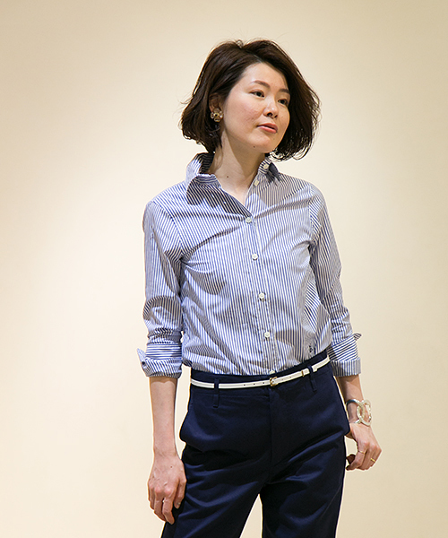 MADISON BLUE（マディソンブルー）の「MADISONBLUE ストライプシャツ