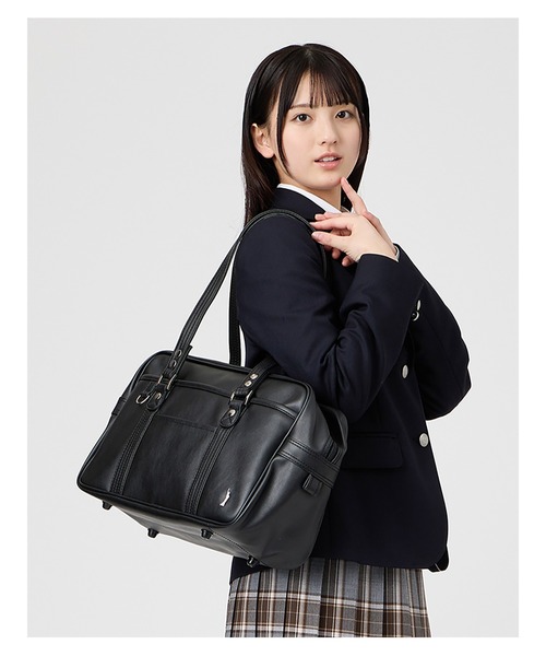イーストボーイ 合皮 バッグ さくら女神 スクバ 通学 鞄 女子高生 中学