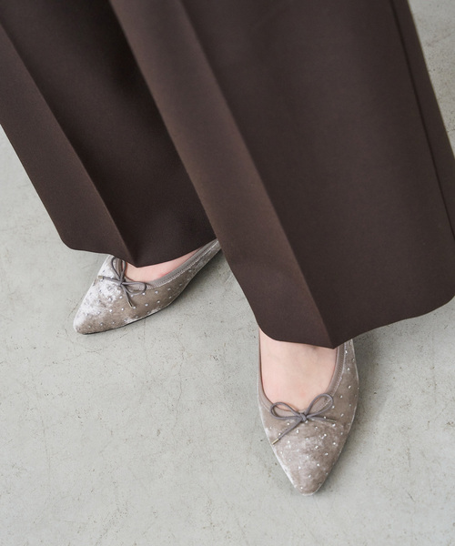 セール】《追加》ポインテッドグリッタードットバレエ（バレエシューズ