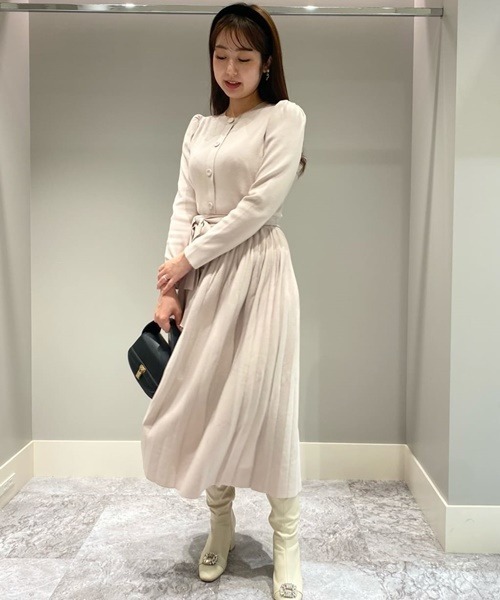 CELFORD（セルフォード）の「ビジュー付きロングブーツ（ブーツ）」 - WEAR