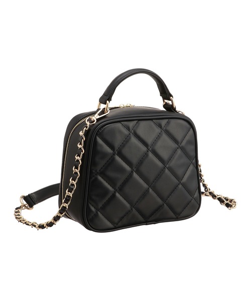 スクエアキルトデイジーパッチ 2WAYショルダー（ショルダーバッグ