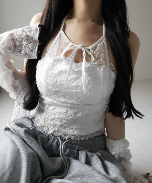 Christian Diorホワイトレースキャミソールセット 楽天市場】レース