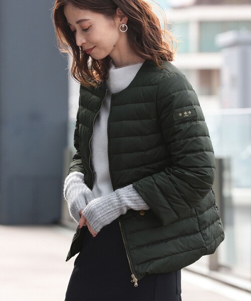 TATRAS / 別注 ACACIA ノーカラー ライトダウンジャケット（ダウン