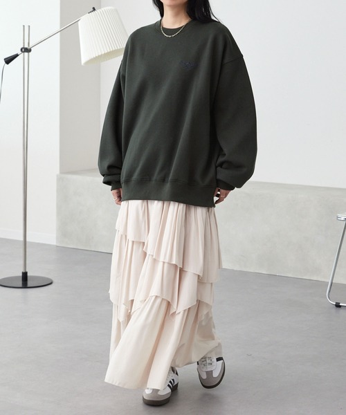 ショップメニューグラフィック オーバーサイズスウェット