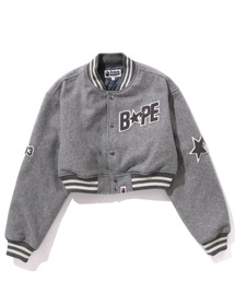 A BATHING APE（アベイシングエイプ）の「BAPE STA CROPPED VARSITY