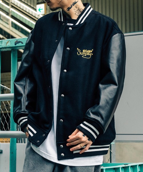 Subciety（サブサエティ）の「STADIUM JKT-SKULL MARIA-（スタジャン