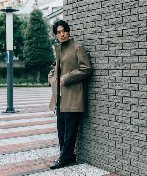 EDIFICE（エディフィス）の「SUPER 150's ウール メルトン スタンド