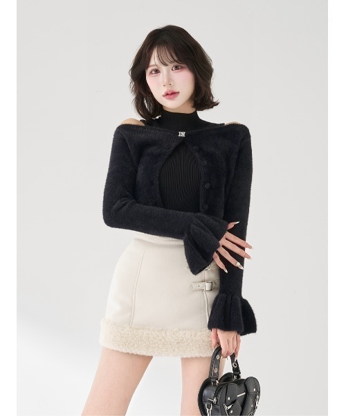 アンサンブルシャギーニットトップス（ニット/セーター）｜Darich