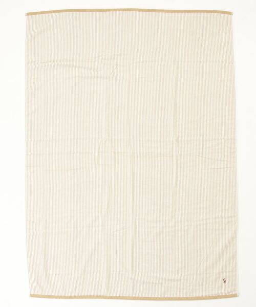 オックスフォード ストライプ ハーフ タオルケット（寝具）｜POLO