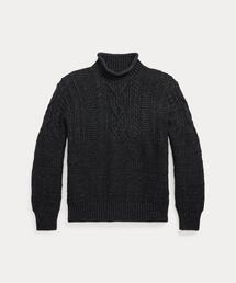 RRL（ダブル アール エル）の「コットンウール モックネック セーター