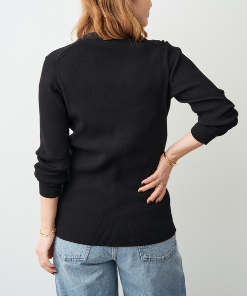 DINER RIB Vネックカーディガン（カーディガン/ボレロ）｜Deuxieme