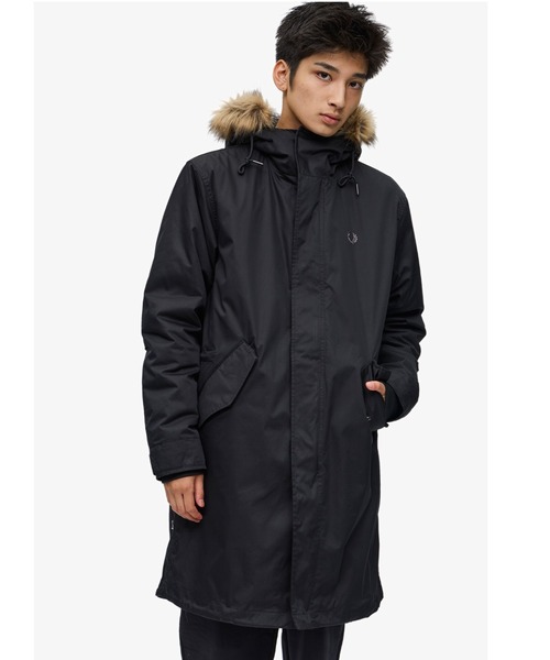 FRED PERRY（フレッドペリー）の「Men Zip-In Liner Fishtail Parka