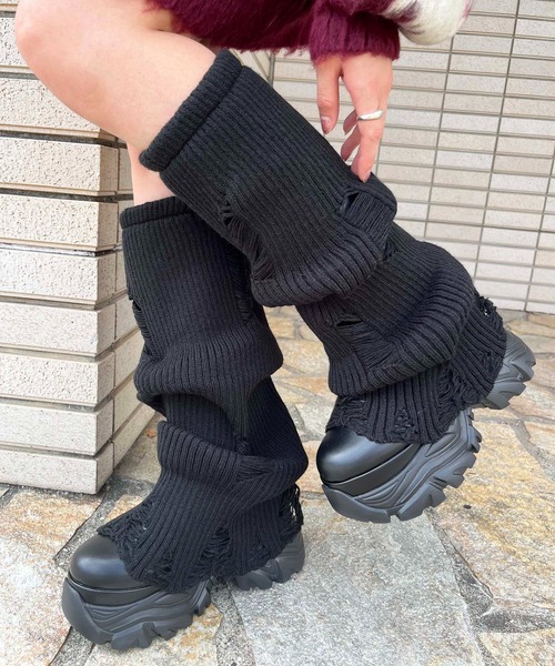 セール】レッグウォーマーミドルブーツ（ブーツ）｜SPIRALGIRL