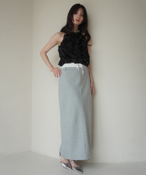 セール】ボリュームフラワーモチーフアメスリトップス（その他トップス