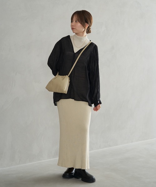 russet（ラシット）の「《gem_by russet》レザーミニショルダーバッグ