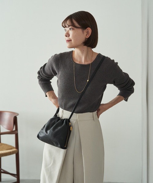 russet（ラシット）の「《gem_by russet》レザーミニショルダーバッグ