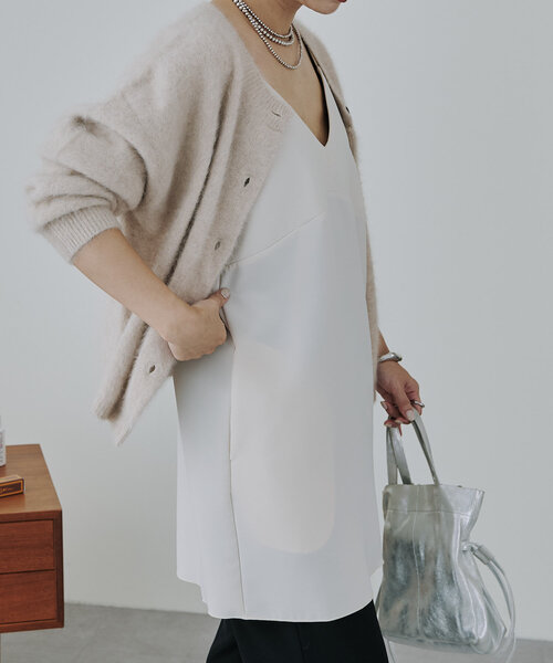 Omekashi（オメカシ）の「レイヤードキャミチュニック（シャツ