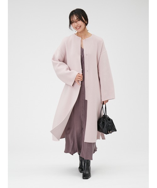 FRAY I.D（フレイアイディー）の「カシミヤ混BALLIリバーコート