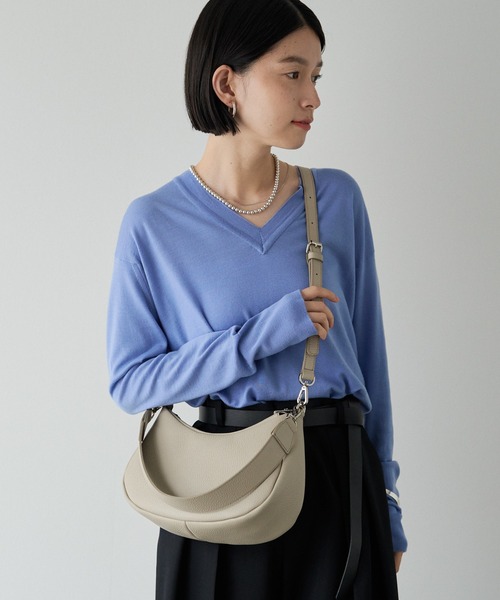 russet（ラシット）の「WEB限定 ハーフムーン2wayショルダーバッグ