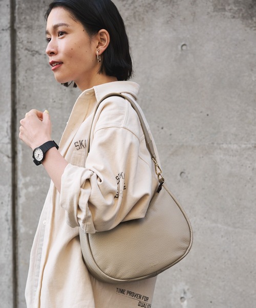 russet（ラシット）の「WEB限定 ハーフムーン2wayショルダーバッグ