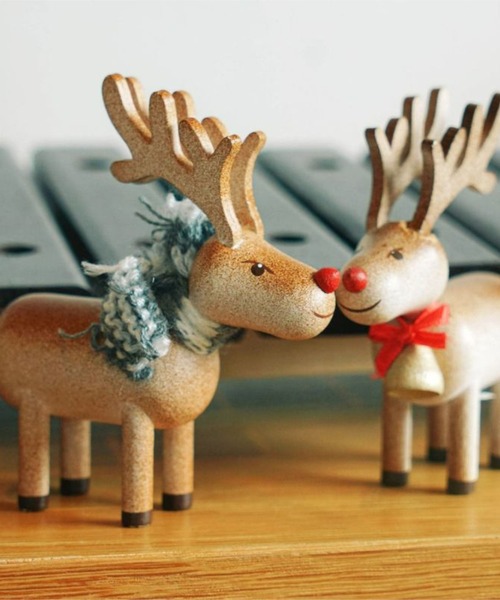 NORDIKA nisse ノルディカ ニッセ 人形 トナカイ ブラウン マフラー