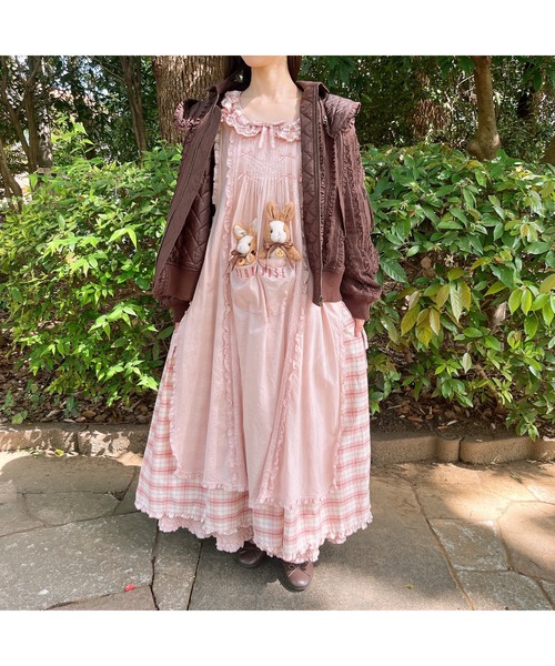 PINK HOUSE（ピンクハウス）の「エプロン付きオリジナルチェック