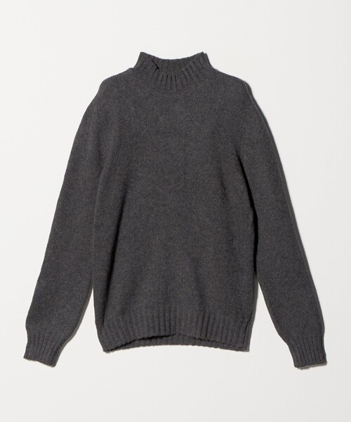 セール】＜Gran Sasso＞ミドルゲージ メランジ モックネックニット