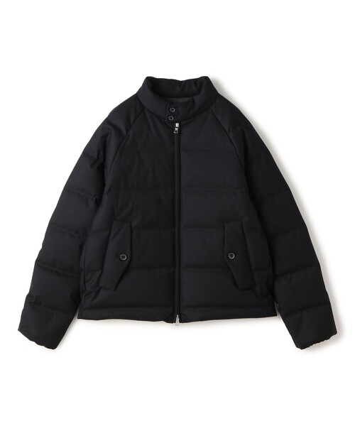 セール】ウールシルクツイル ダウンブルゾン（ダウンジャケット/コート