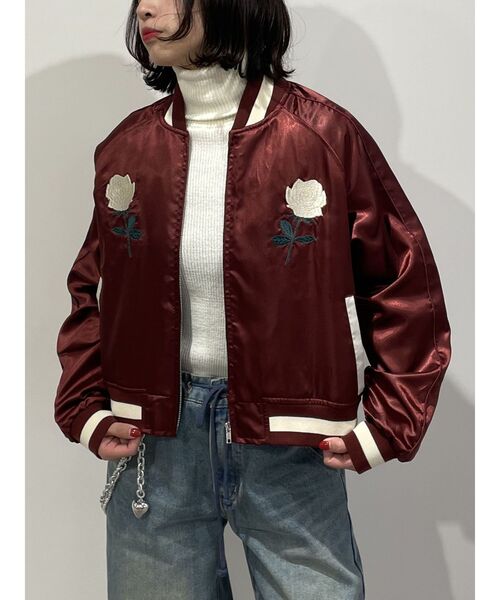 jouetie（ジュエティ）の「ローズエンブロイダリースカジャン【別注