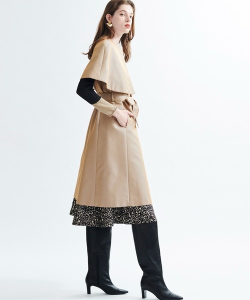 LANVIN en Bleu（ランバンオンブルー）の「ケープ付2WAYトレンチ