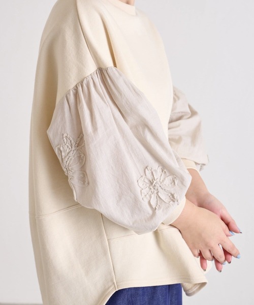 BEARDSLEY（ビアズリー）の「袖パフトレーナー（スウェット）」 - WEAR