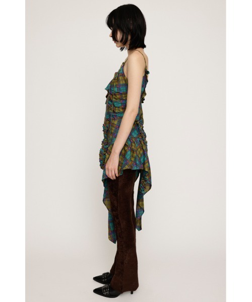 SLY（スライ）の「CHECK COMBI CAMI チェック コンビ キャミ