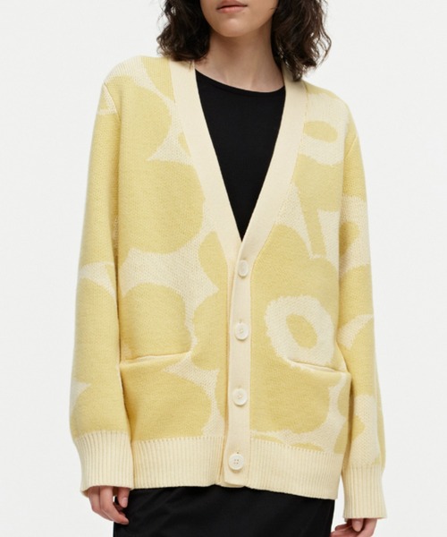 marimekko（マリメッコ）の「Unikko / Makeasti knitted wool cardigan
