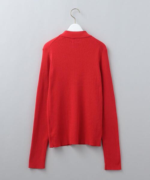 6（ロク）の「＜6(ROKU)＞RIB SHIRT CARDIGAN/カーディガン