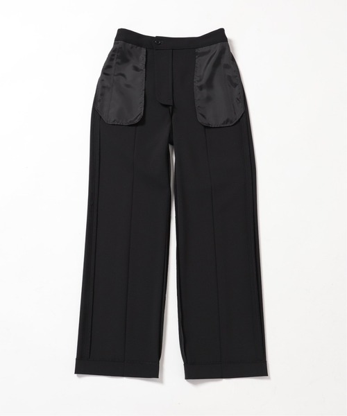Noble（ノーブル）の「ツイルクロスストレートパンツ◇（その他パンツ