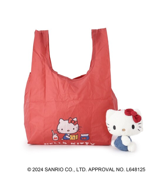 セール】ハローキティ ぬいぐるみエコバッグ（エコバッグ/サブバッグ