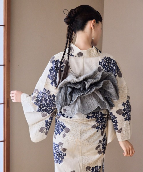 hinari（ヒナリ）の「hinari × utatane浴衣セット 紫陽花（浴衣）」 - WEAR
