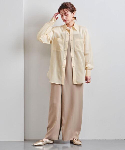 AURALEE（オーラリー）の「＜AURALEE（オーラリー）＞シアー シャツ