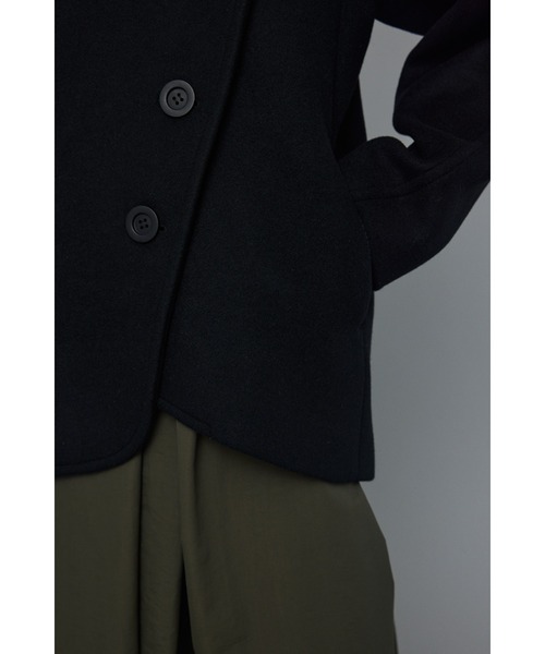 HeRIN.CYE（ヘリンドットサイ）の「Round body wool coat ラウンド