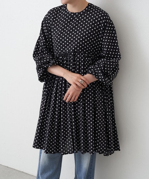 BEARDSLEY（ビアズリー）の「《ビアズリー》ドットギャザーチュニック