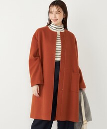 ノーカラーコート（オレンジ/橙色系）ファッション通販 - ZOZOTOWN
