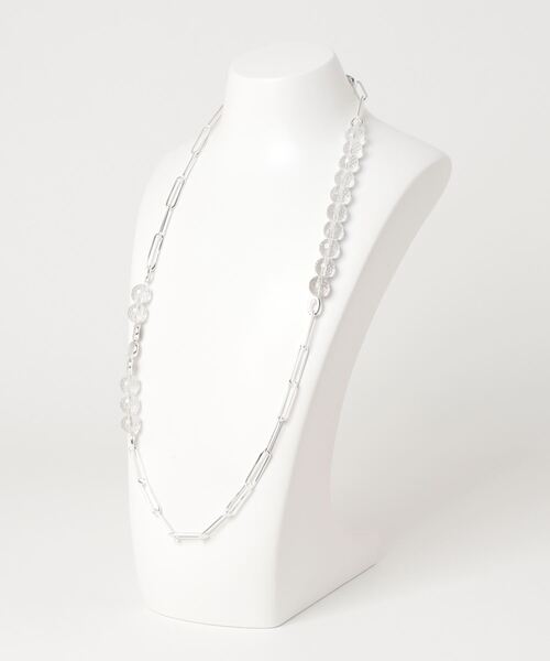 BLANC IRIS / 3WAYクォーツシルバーネックレス《ESTNATION EXCLUSIVE