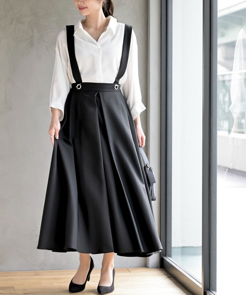 BIGリングダブルクロスジャンパースカート（スカート）｜rps（アール