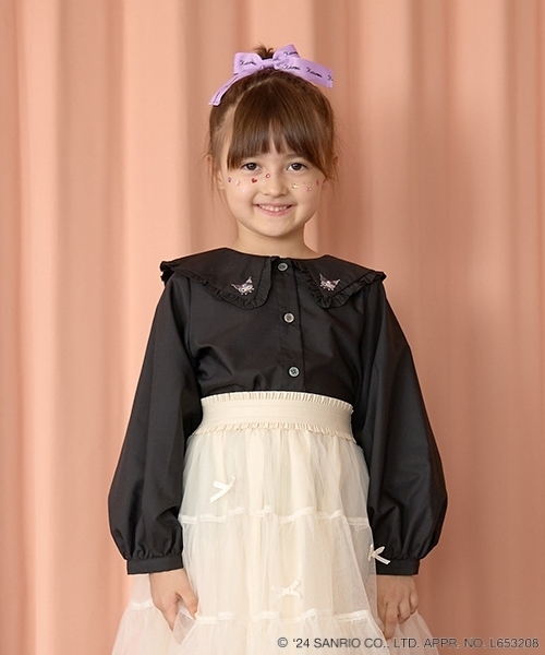 セール】【サンリオキャラクターズ】クロミフリル衿ブラウス&リボン