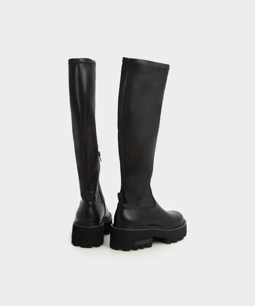 Imogen イモージェン チャンキープラットフォームロングブーツ（ブーツ
