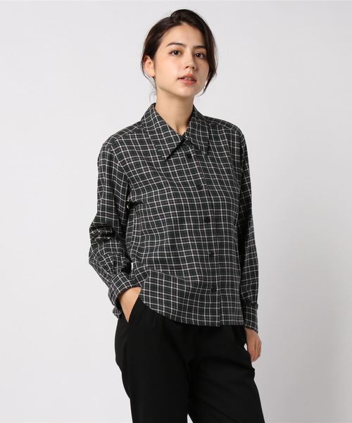 MARGARET HOWELL（マーガレットハウエル）の「TARTAN COTTON CASHMERE
