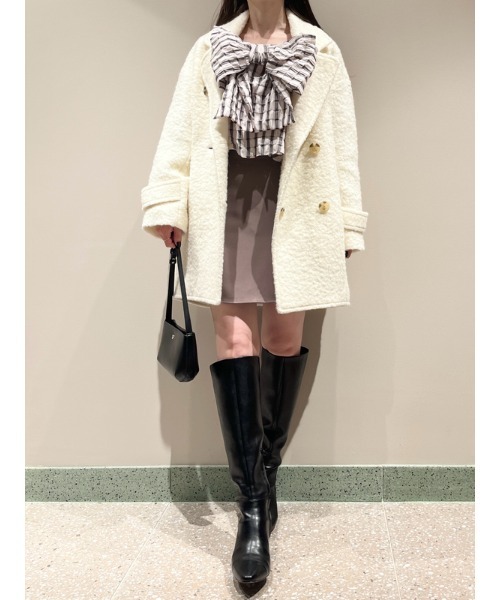 SNIDEL（スナイデル）の「コクーンボアコート（その他アウター）」 - WEAR