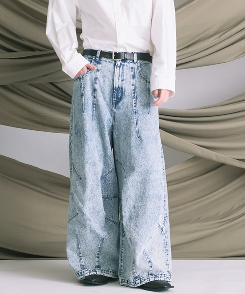 UNISEX》Prime-Wide Denim Balloon Pants/プライムワイドデニム