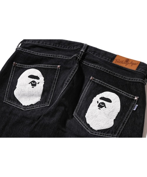 A BATHING APE（アベイシングエイプ）の「APE HEAD RELAXED FIT DENIM