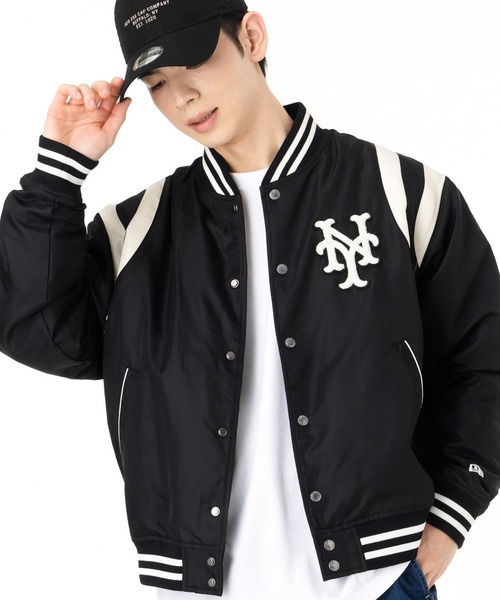 セール】ニューエラ バーシティージャケット スタジャン MLBクーパーズ